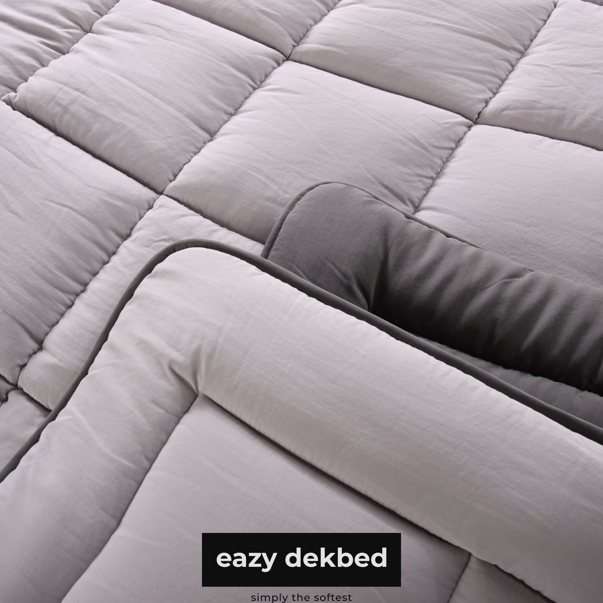 eazydekbed® - All-year - Grijs/Antraciet