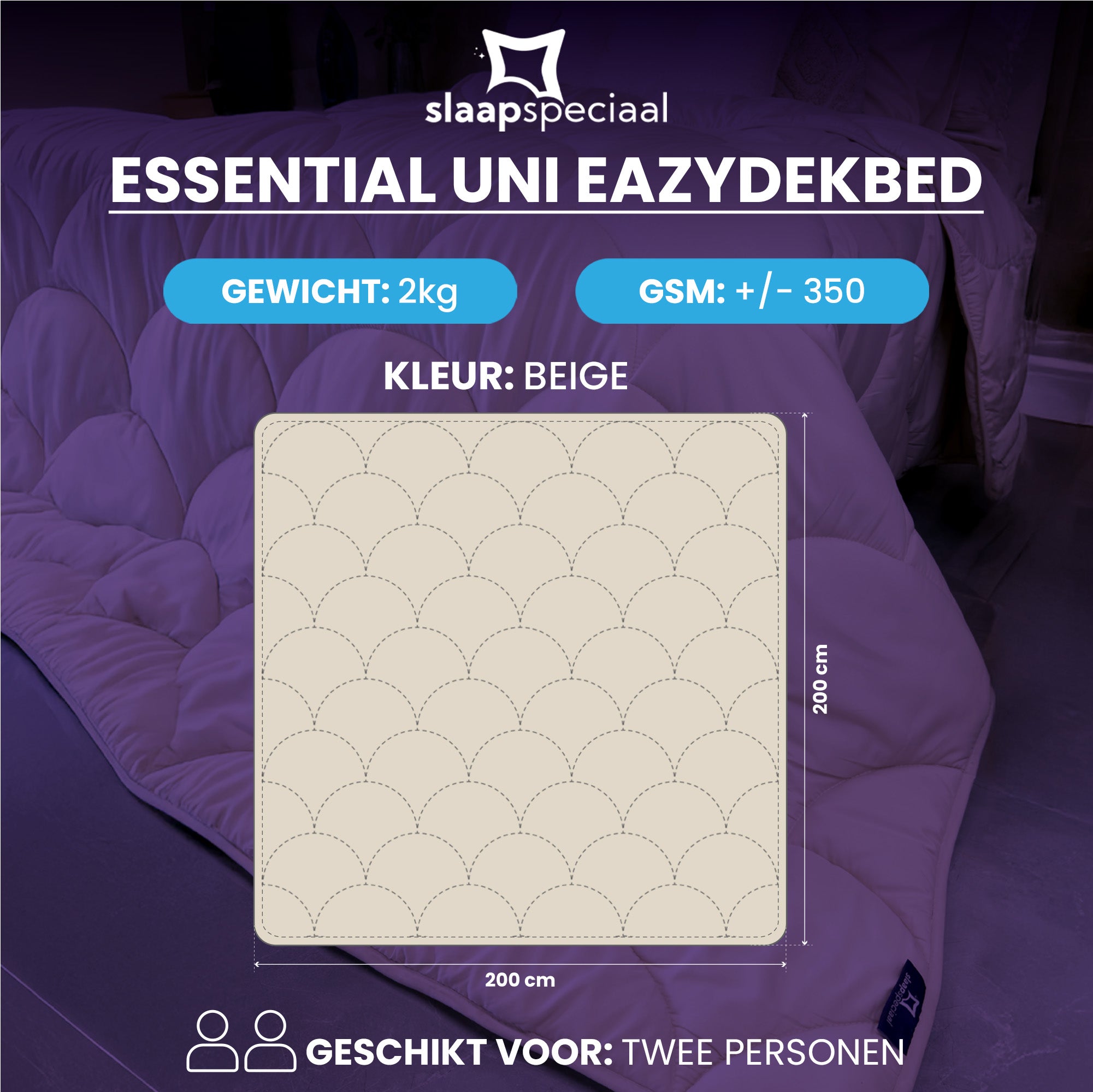 eazydekbed® - All-year - Beige