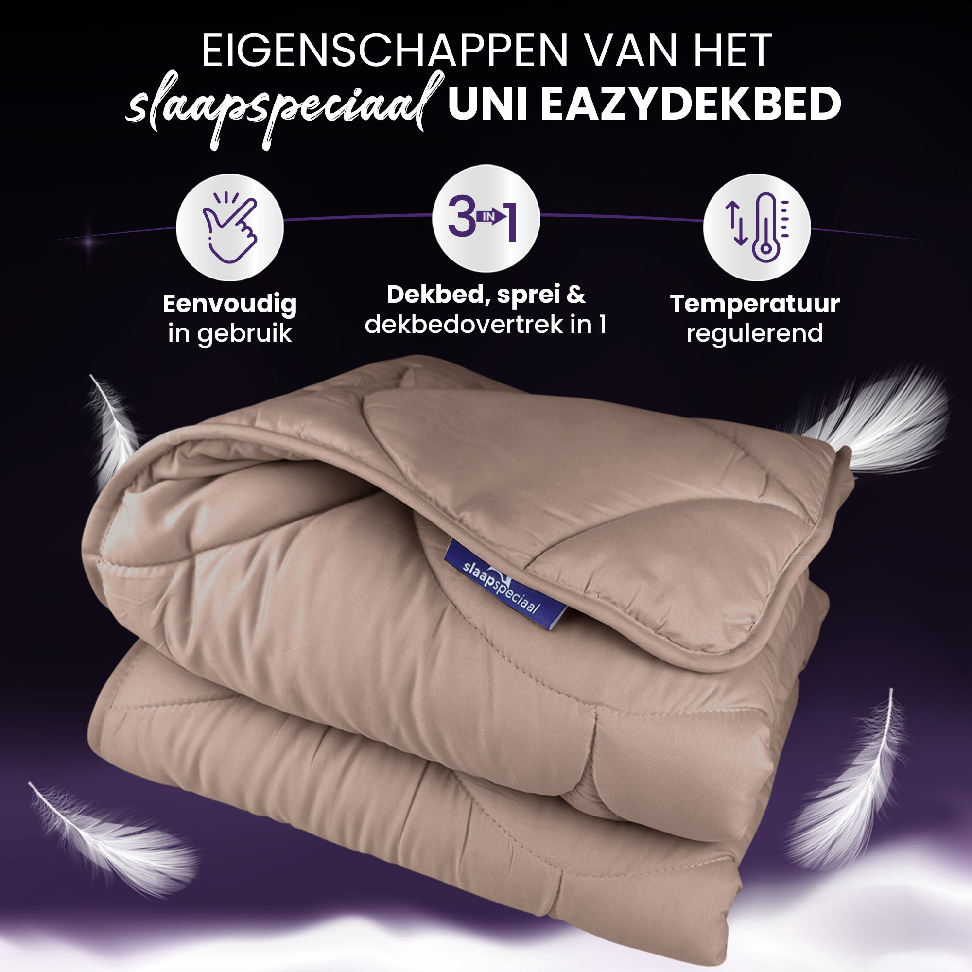 eazydekbed® - All-year - Bruin