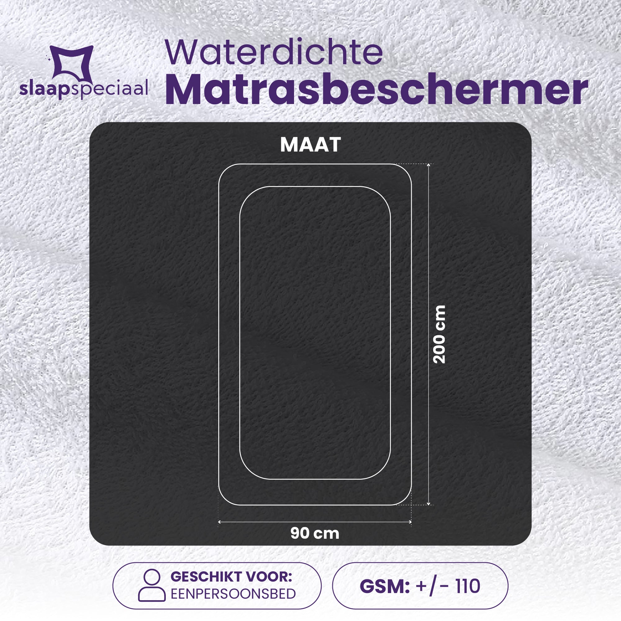 Waterdichte Matrasbeschermer - Premium Stof - Gemaakt van Katoen