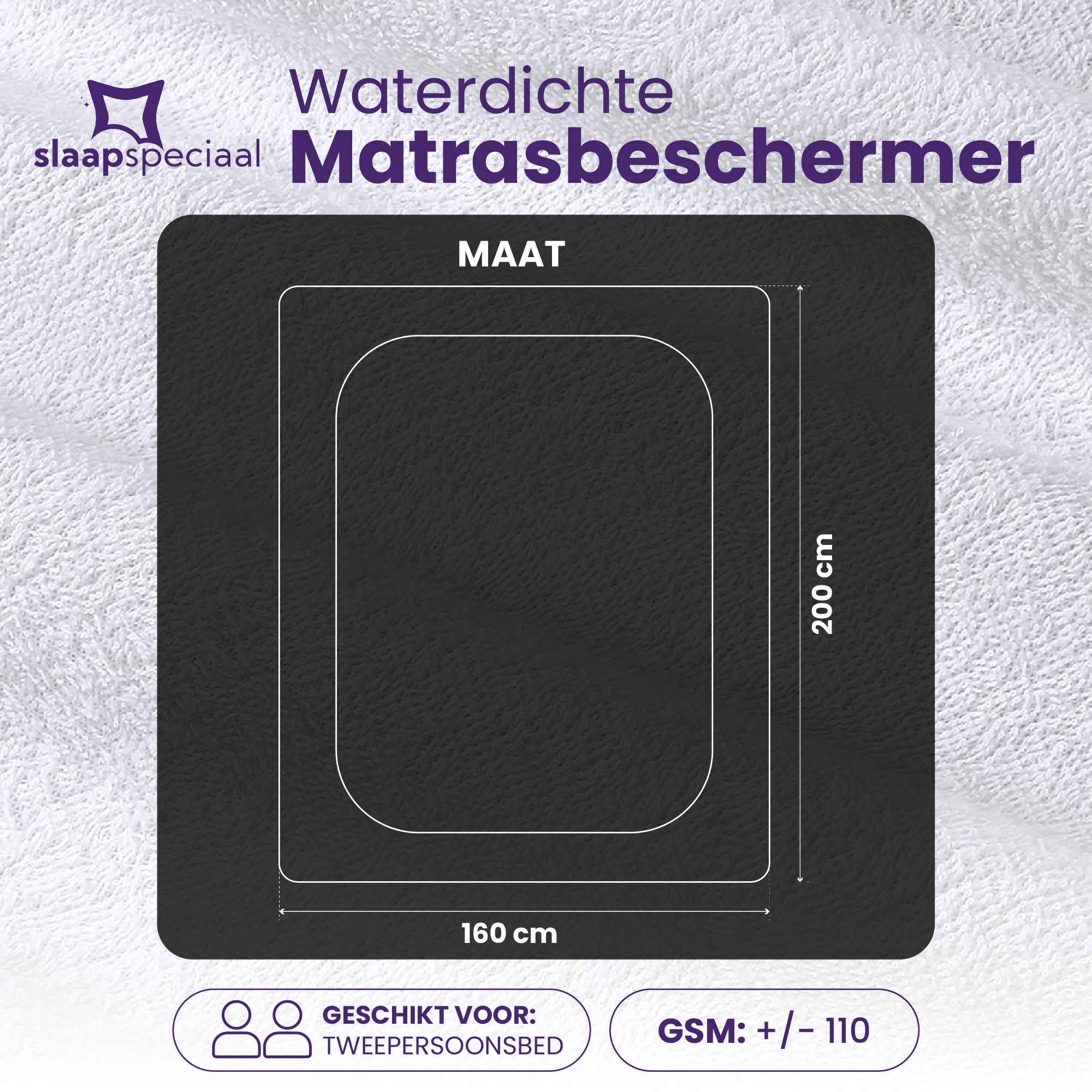 Waterdichte Matrasbeschermer - Premium Stof - Gemaakt van Katoen