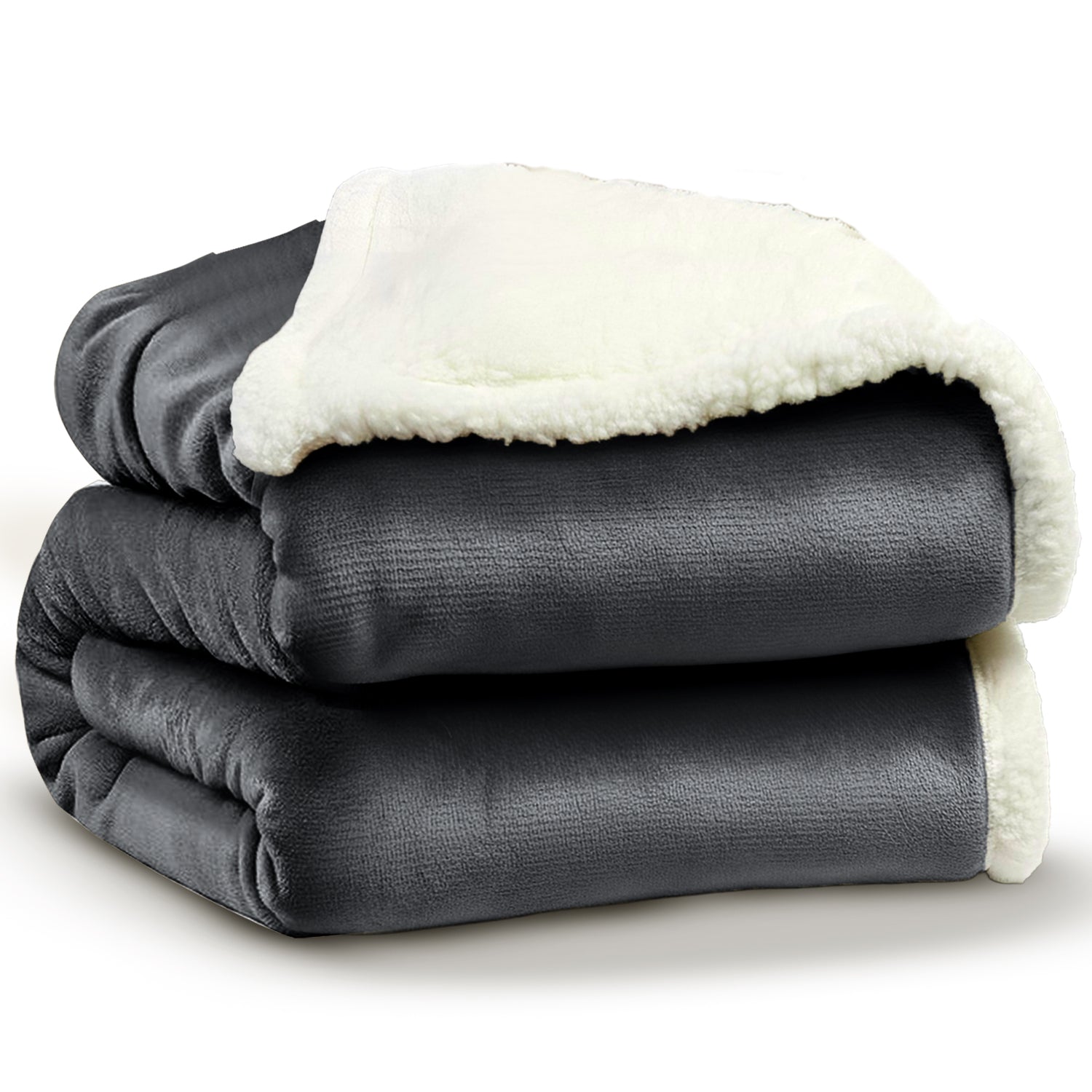 Sherpa Fleece Plaid - Velvet & Sherpa Deken - Extra Zacht, Warm & Luxe - 150x200 cm