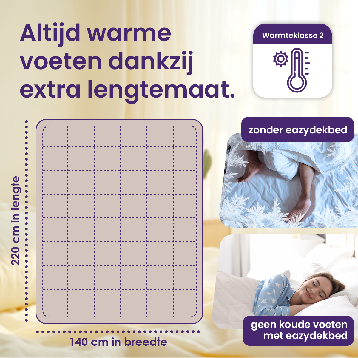 eazydekbed® - All-year - Beige