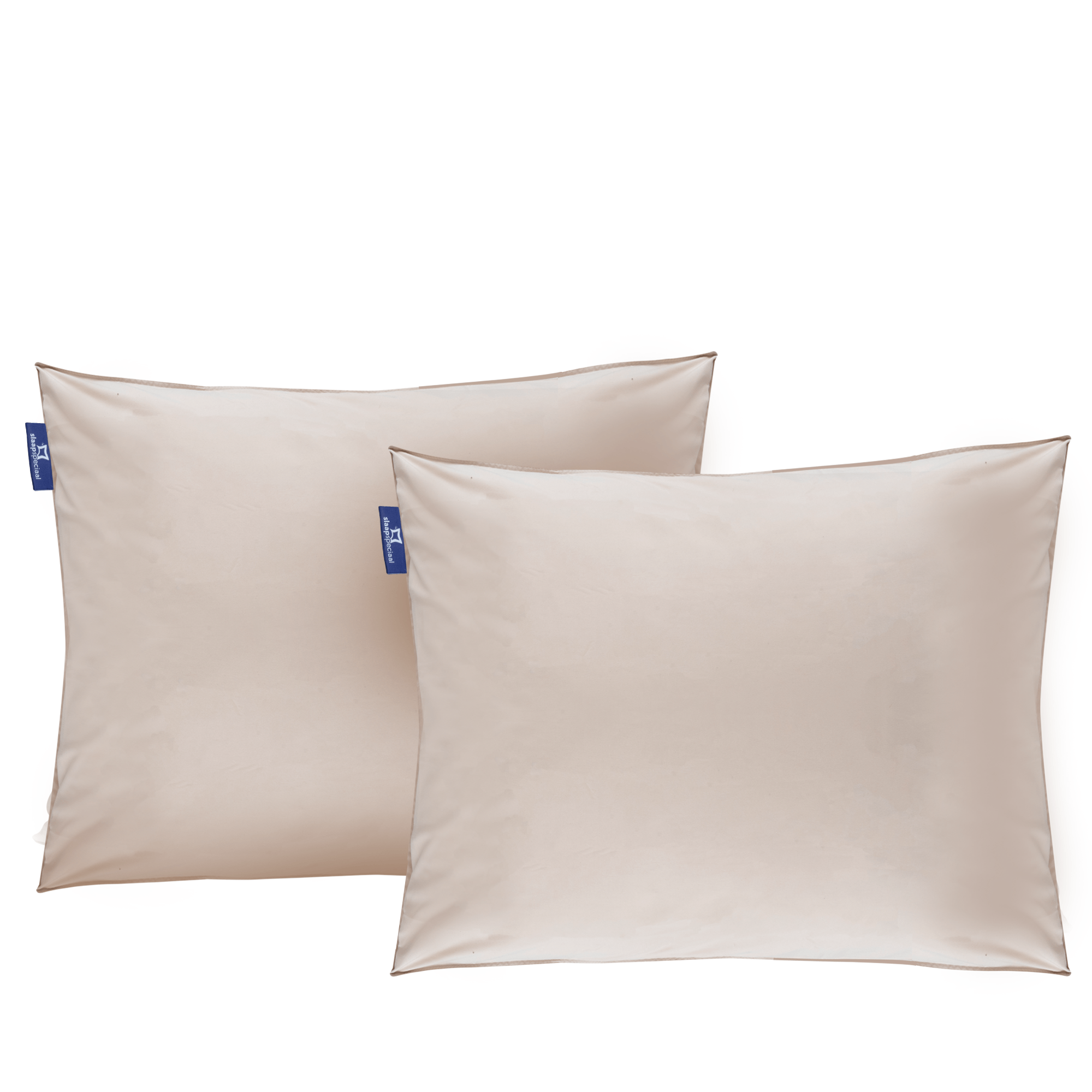 eazydekbed® Kussensloop - Beige - 60x70 cm - 2 Stuks