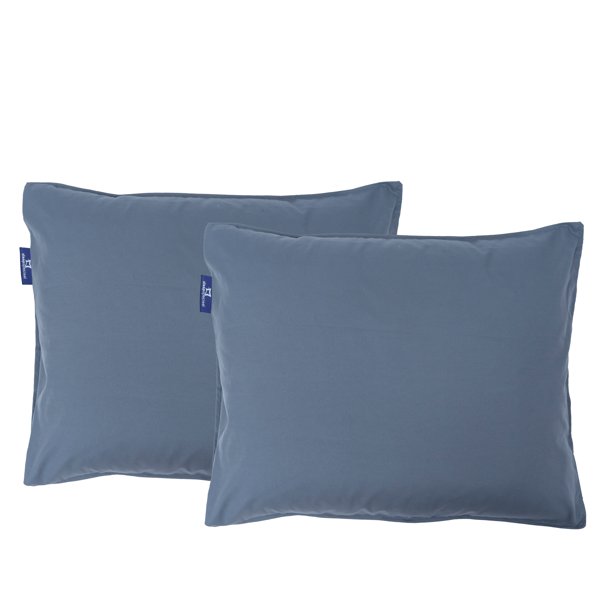 eazydekbed® Kissenbezug – Grau – 60 x 70 cm – 2er-Set