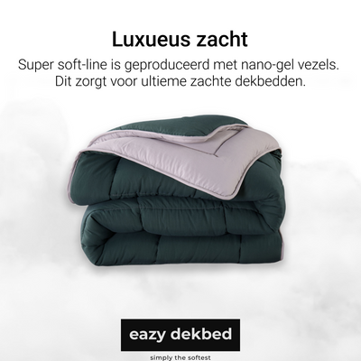 eazydekbed® - All-year - Groen/Grijs
