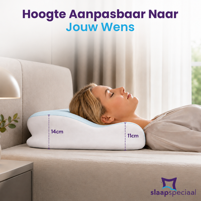 Hoofdkussen - 40x60 cm - Vlinderkussen - Aanpasbaar