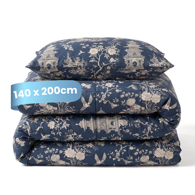 eazydekbed® - All-year - Lotus Blue + Kussenslopen