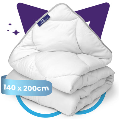 eazydekbed® – Wit – Hoesloos & Wasbaar – Voor het hele jaar