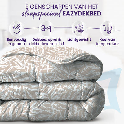 eazydekbed® - Zomerdekbed - Zafra + GRATIS kussenslopen
