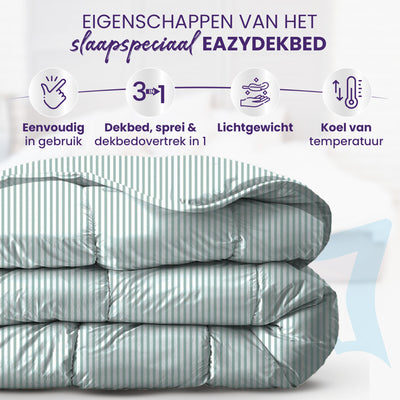 eazydekbed® - Zomerdekbed - Brio + GRATIS kussenslopen