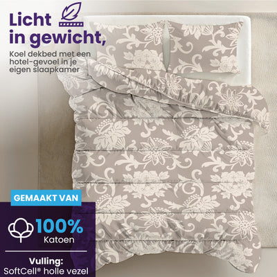eazydekbed® - Zomerdekbed - Marme + GRATIS kussenslopen