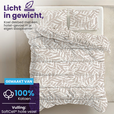 eazydekbed® - Zomerdekbed - Zafra + GRATIS kussenslopen