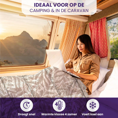 eazydekbed® - Zomerdekbed - Zafra + GRATIS kussenslopen