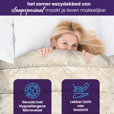 eazydekbed® - Zomerdekbed - Charli + GRATIS kussenslopen