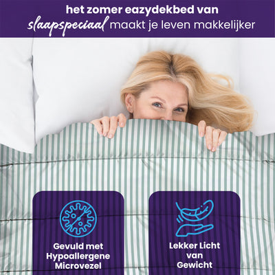 eazydekbed® - Zomerdekbed - Brio + GRATIS kussenslopen