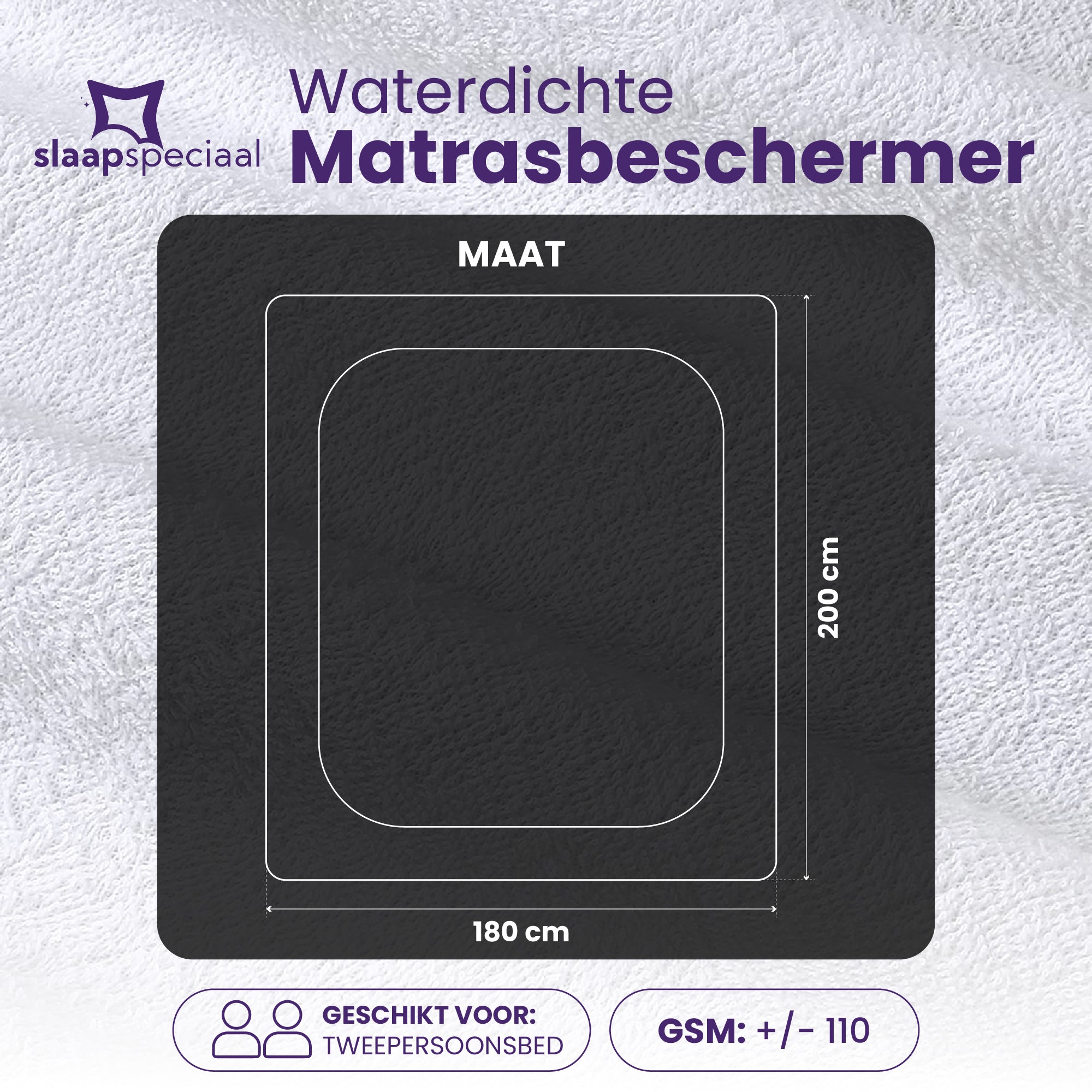 Waterdichte Matrasbeschermer - Premium Stof - Gemaakt van Katoen