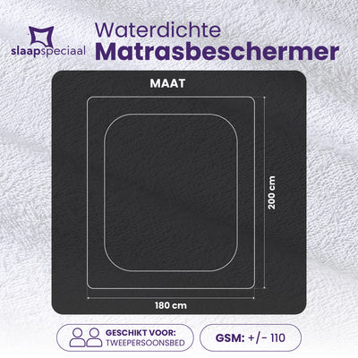 Waterdichte Matrasbeschermer - Premium Stof - Gemaakt van Katoen
