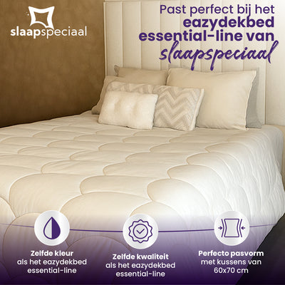 Essential Kussensloop - Beige - 2 Stuks