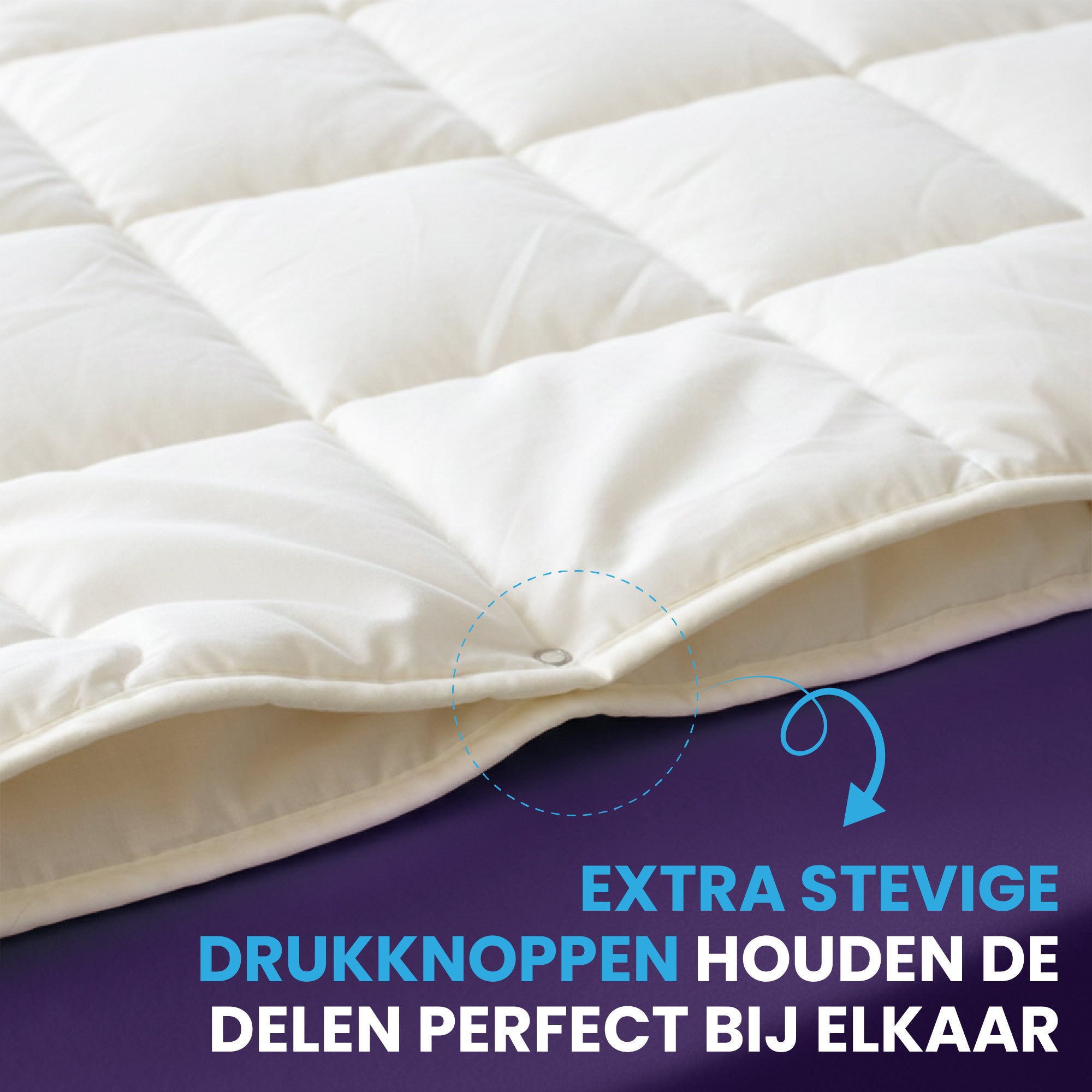 Luxe 4-Seizoenen Wollen Dekbed van 100% Australische Scheerwol