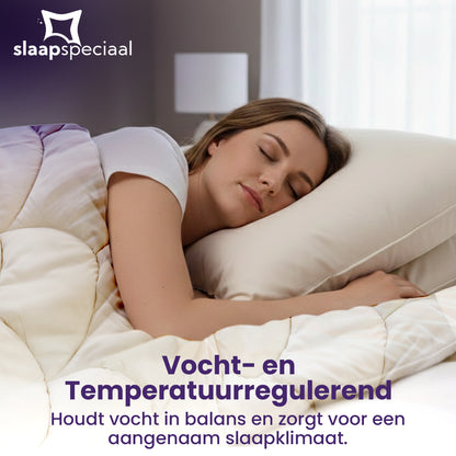 eazydekbed® Essential Kussensloop - Beige - 60x70 cm - 2 Stuks