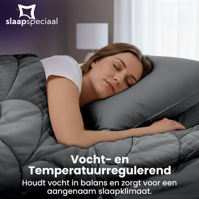 Essential Kussensloop - Antraciet - 2 Stuks