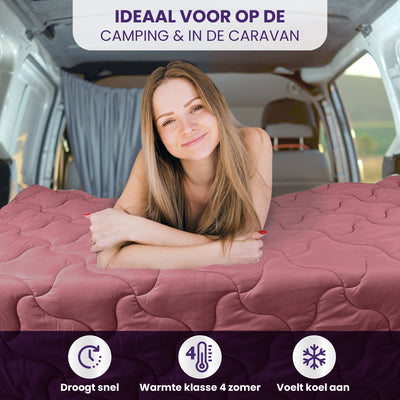 eazydekbed® - Zomerdekbed - Rose/Taupe