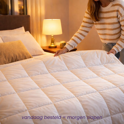 Luxe 4-Seizoenen Wollen Dekbed van 100% Australische Scheerwol