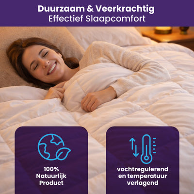 Luxe 4-Seizoenen Wollen Dekbed van 100% Australische Scheerwol