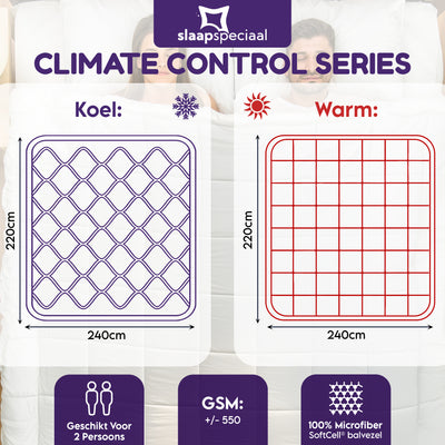 Slaapspeciaal - Climate Control Series - Dekbed - 4 Seizoenen Dekbed