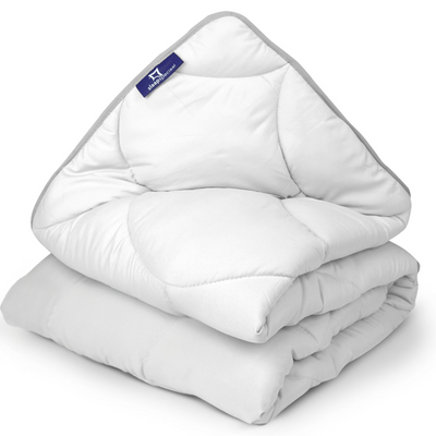 eazydekbed® – Wit – Hoesloos & Wasbaar – Voor het hele jaar