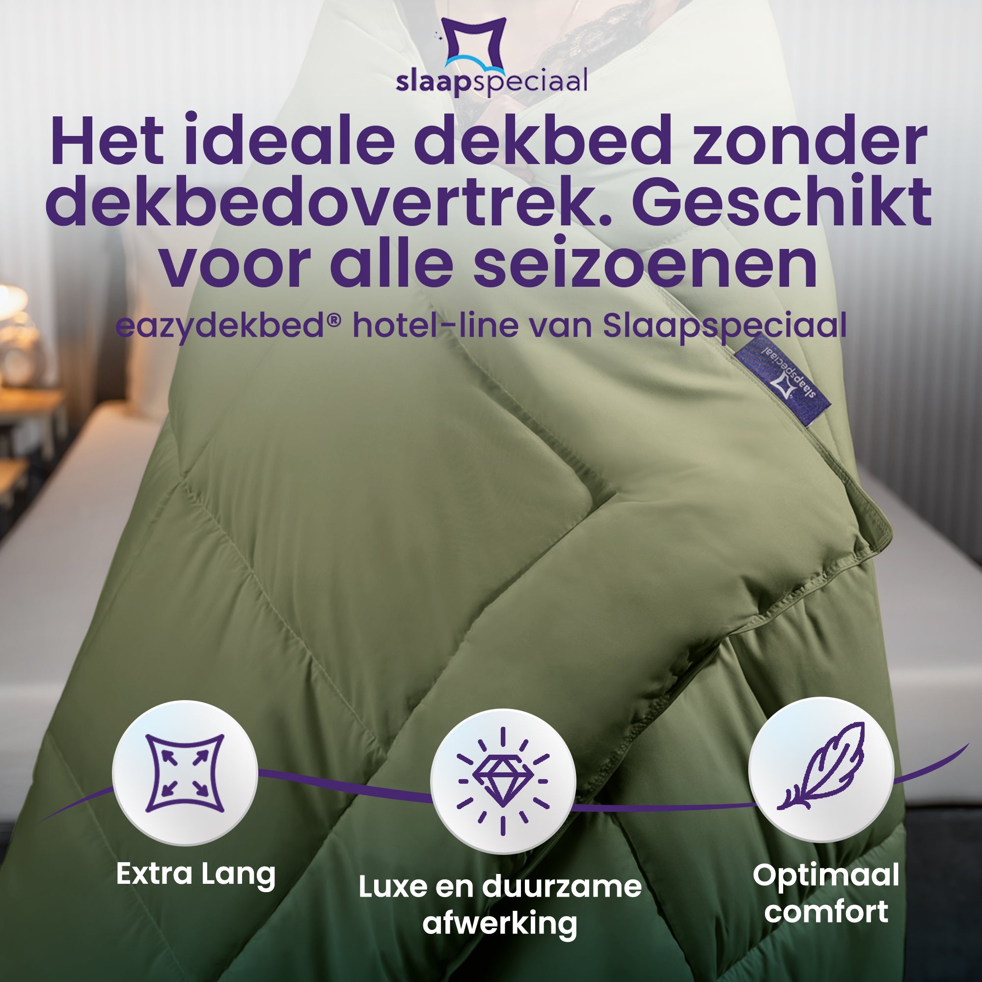 eazydekbed® - All-year - Groen
