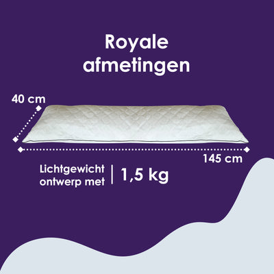Slaapspeciaal Lichaamskussen - 40x145 cm - Navulbaar - Ergonomisch