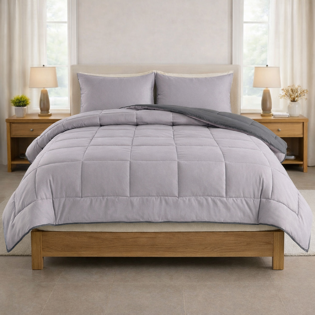 eazydekbed® - All-year - Grijs/Antraciet