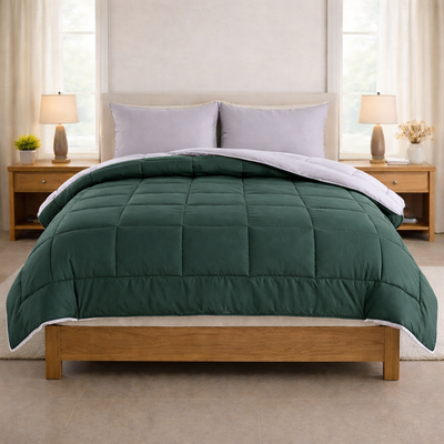 eazydekbed® - All-year - Groen/Grijs